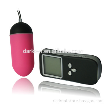 E010/Beautiful Led Remote Controlled massage vibrator egg for women wireless